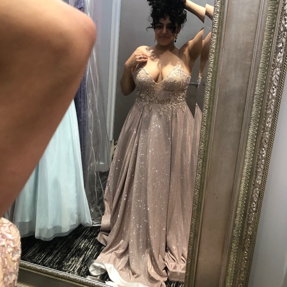 BLUE brand new Jovani dress
